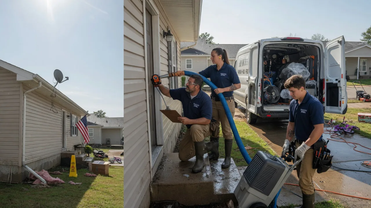 Ceiling Water Damage Restoration in Fair Oaks, IN near me